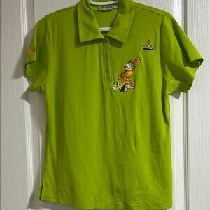 Garfield Kids Green Polo Shirt